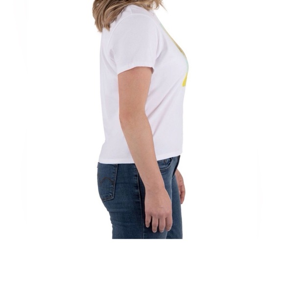 State of Mine Graphic Baby Tee White T-Shirt - Picture 5 of 9